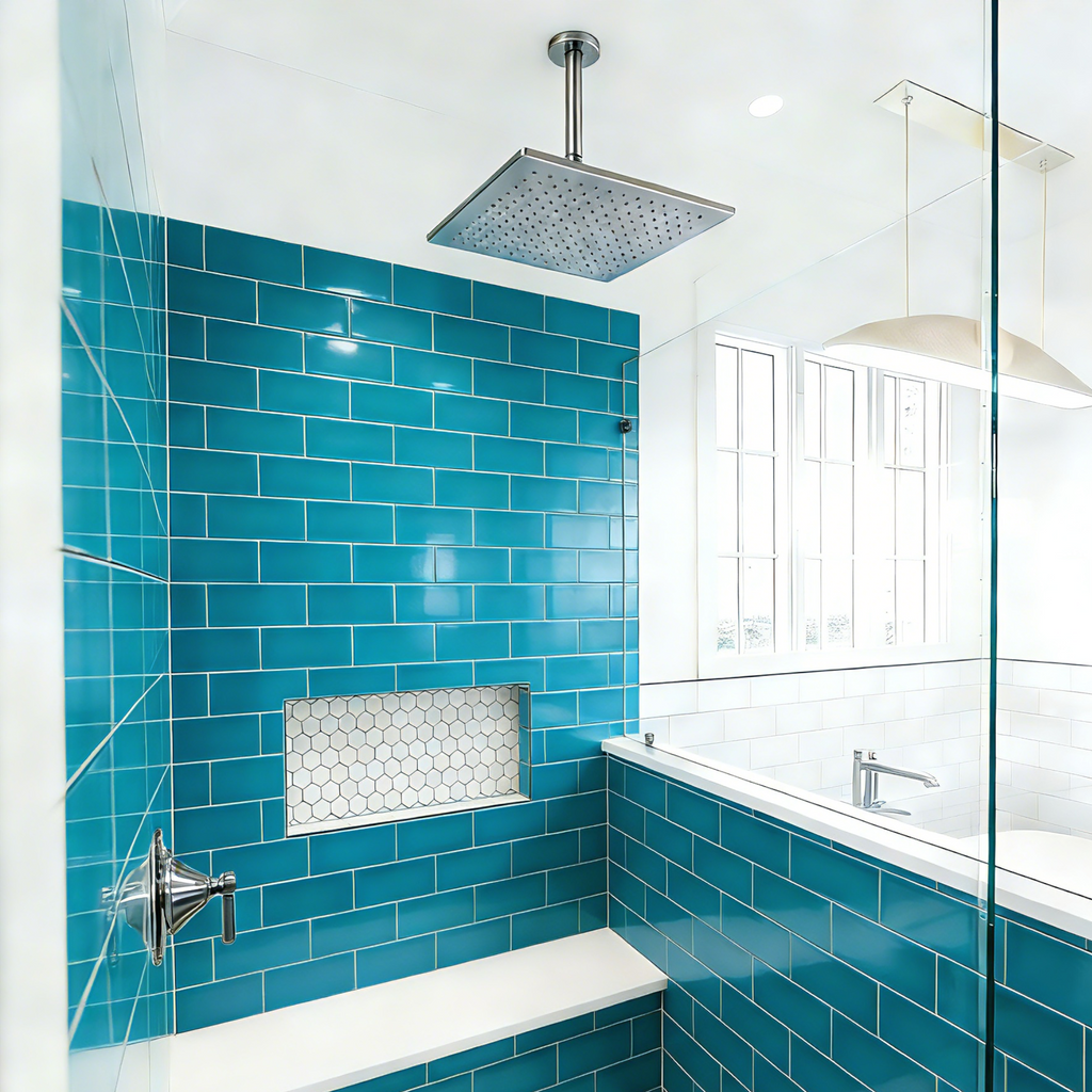 Aquaiaw Shower Arm and O-Ring Flange, 6 inch, Solid Brass, Round, Both Soldered 1/2 NPT Tapered Threads, Ceiling Mount, PVD Brushed Nickel