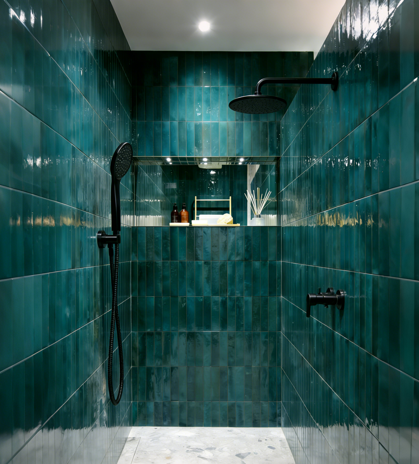 Aquaiaw Wall Supply Elbow with O-Ring Flange, with Handheld Showerhead Holder, Solid Brass, Round, Tapered 1/2 NPT Female Inlet, G1/2 Outlet, Electroplate Matte Black