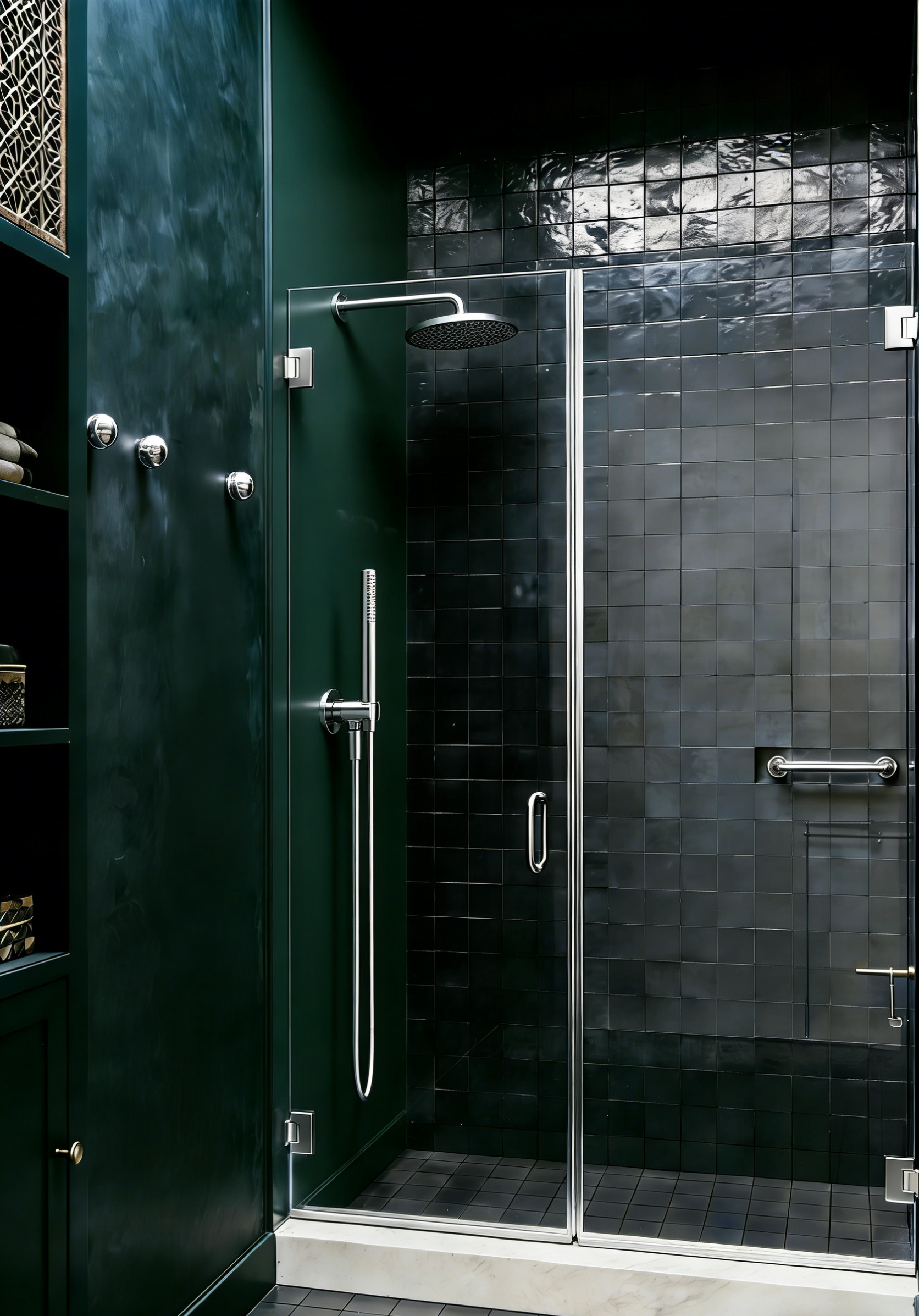 Aquaiaw Wall Supply Elbow with O-Ring Flange, with Handheld Showerhead Holder, Solid Brass, Round, Tapered 1/2 NPT Female Inlet, G1/2 Outlet, Polished Chrome