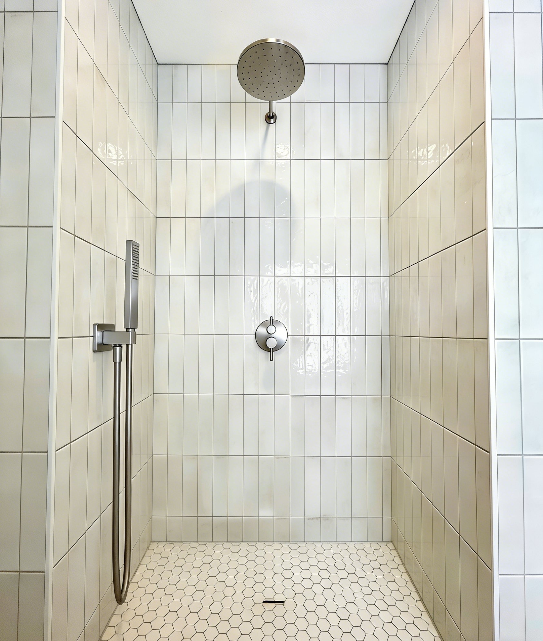 Aquaiaw Wall Supply Elbow with Flange, with Handheld Showerhead Holder, Solid Brass, Square, Tapered 1/2 NPT Female Inlet, G1/2 Outlet, PVD Brushed Nickel