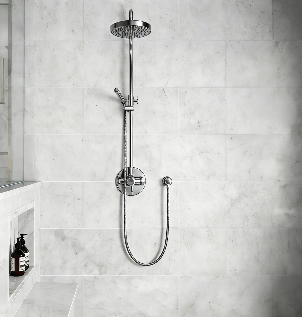 Aquaiaw Round Wall Supply Elbow with O-Ring Flange, Tapered 1/2 NPT Female Inlet, Heavy-Duty Solid Brass, G1/2 Outlet, Polished Chrome