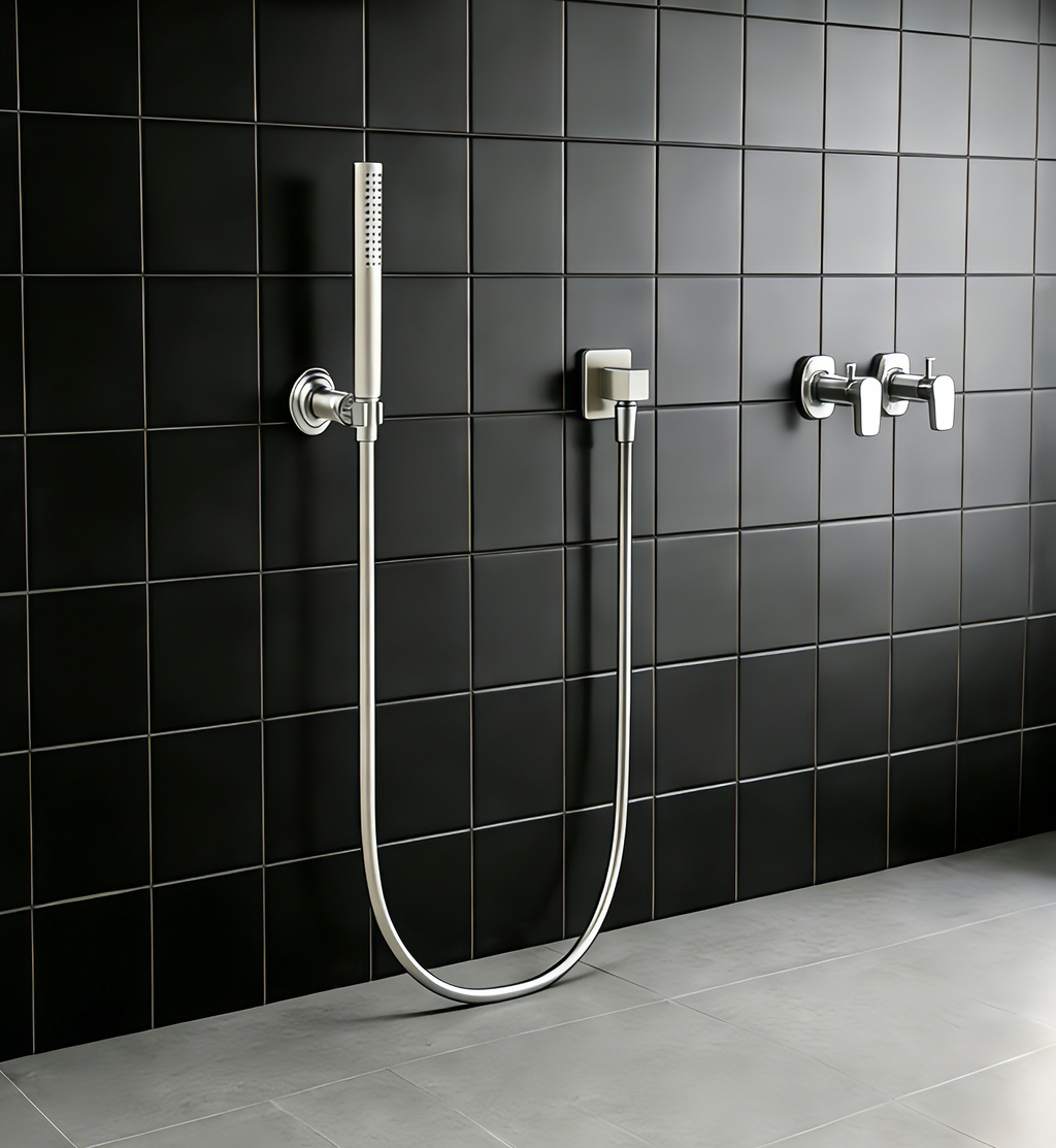 Aquaiaw Square Wall Supply Elbow with Flange, Tapered 1/2 NPT Female Inlet, Heavy-Duty Solid Brass, G1/2 Outlet, PVD Brushed Nickel